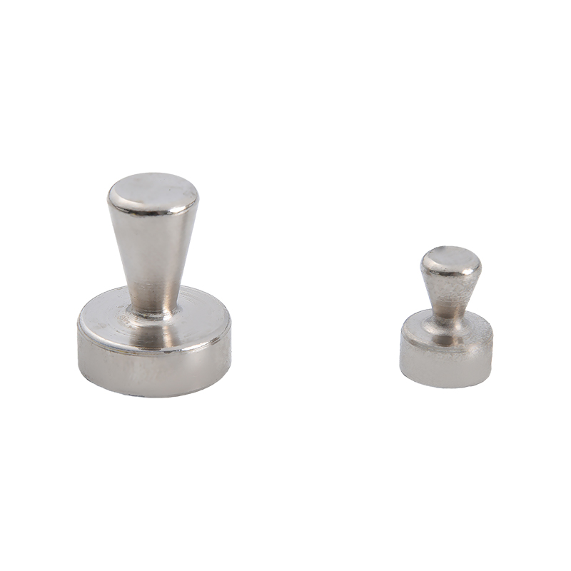 Metal ventilabis pin magnetets