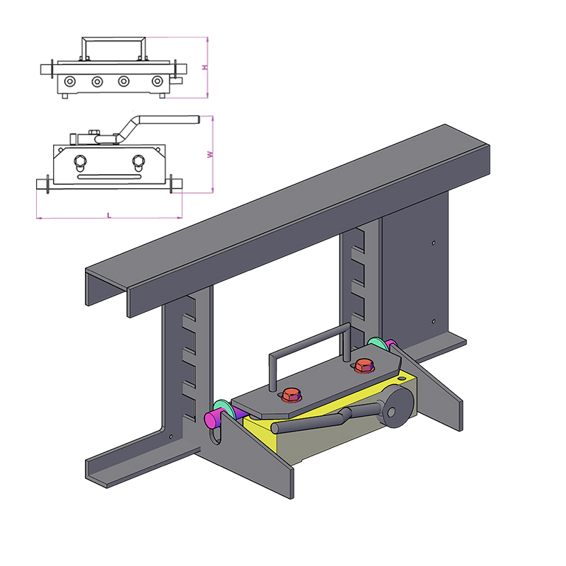 Shuttering magnete cum ansam