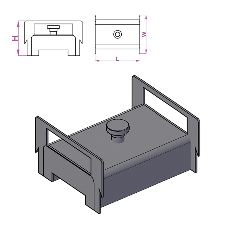 Shuttering magnet