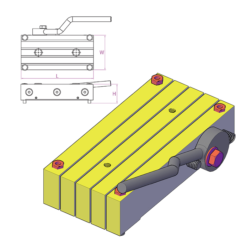 Shuttering magnete cum ansam